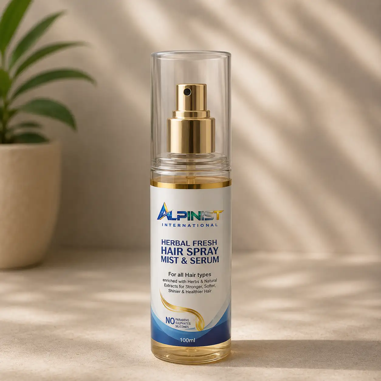 Herbal Fresh Hair Spray Mist & Serum